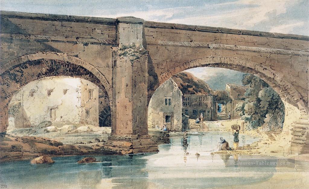 Weth aquarelle peintre paysages Thomas Girtin Peintures à l'huile